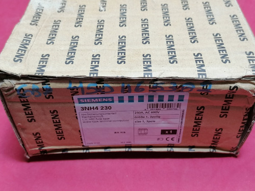 Siemens 3nh4 230 Screw-type Terminal Connection 3 Pole