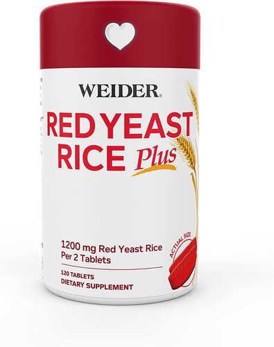 Red Yeast Rice Plus 1200mg Contra Colesterol  (120 Tabletas)