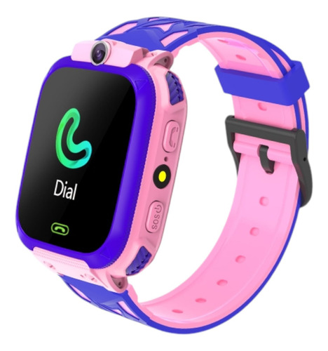 Smart Watch Infantil Rosa Con Azul Rosa Chicle Milanese Rosa Chicle Azul
