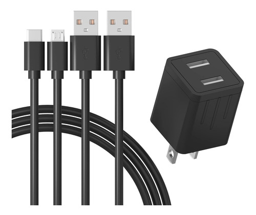 Kindle Fire Fast Charger Ul Listed Cargadorapido 2 Cable