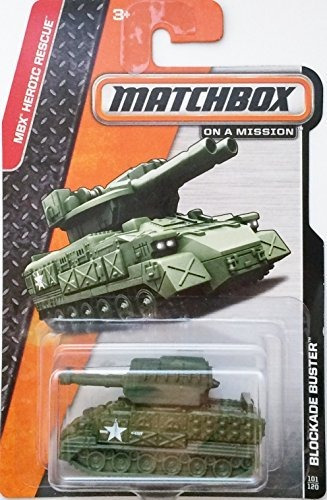 2014 Matchbox Mbx Heroic Rescue Blockade Buster Tanque Milit