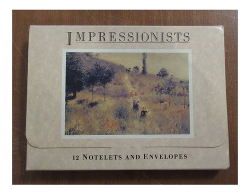 Set Caja 12 Postales + Sobres Pinturas Impresionistas Arte