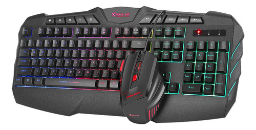 Imagen 3 de 4 de Combo Gamer Mouse Teclado Xtrike Me Mk-880 Juegos Multimedia