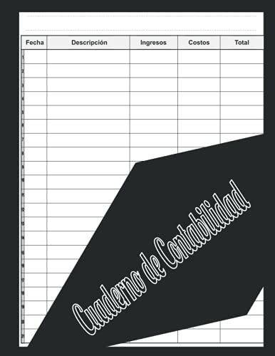 Cuaderno De Contabilidad: Cuaderno De Gastos E Ingresos