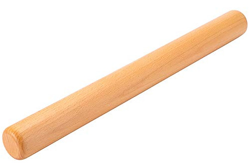 Wood Rolling Pin Dough Roller, Wooden Rolling Pin For B...