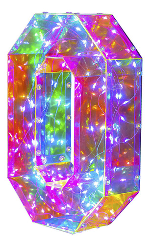 Lámpara Led Led Alphabet 6010 Con 100 Perlas Para El Día De