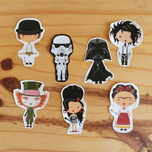 Imagen 1 de 1 de Pack De 21 Stickers - Personajes Clásicos