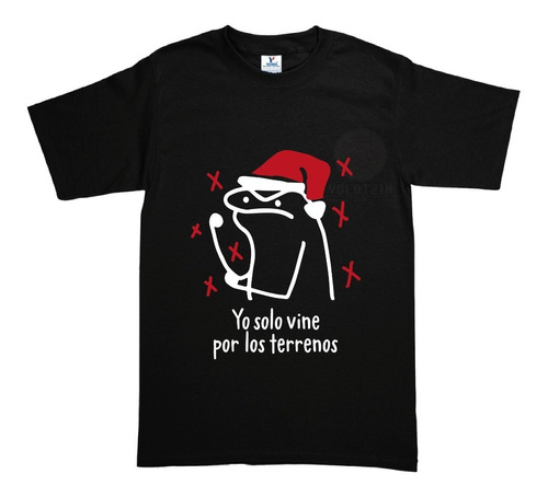 Playera Flork Deformito Navideña Frase Meme Terrenos M1