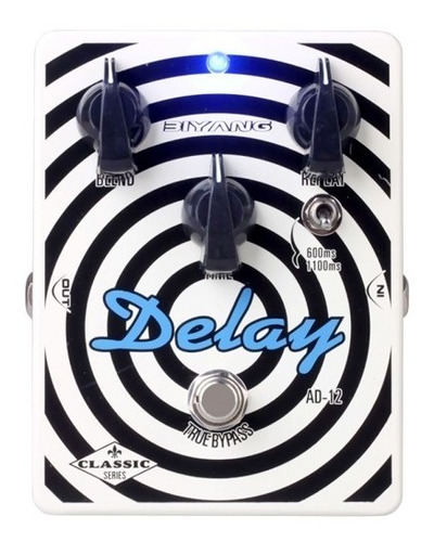 Pedal De Guitarra  Biyang Ad12  Delay 