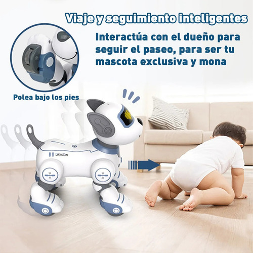 -- Perro Robot De Control Remoto Jueguete Robot Inteligente