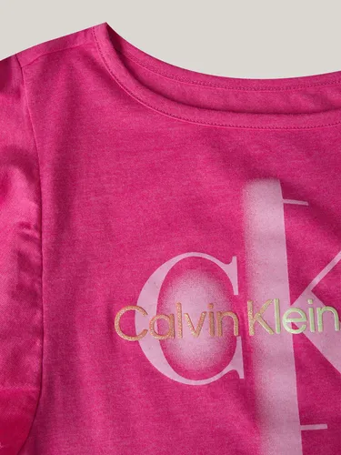 Polera Niña Flange Fucsia Calvin Klein
