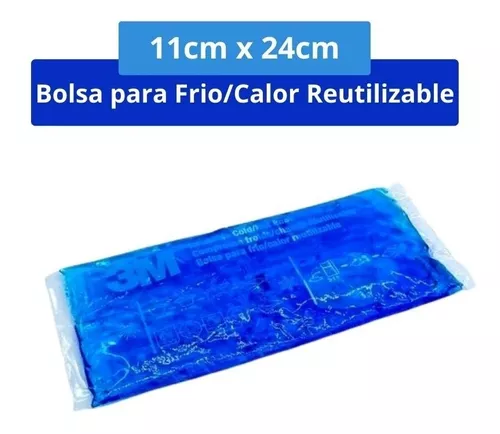 Compresa Pack Gel Frío Calor 13 X 25 Cm Golpes Lesiones Etc