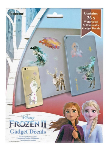 Frozen 2 Decals Stickers Pc Mobile - 4 Hojas Anna Elsa Olaf