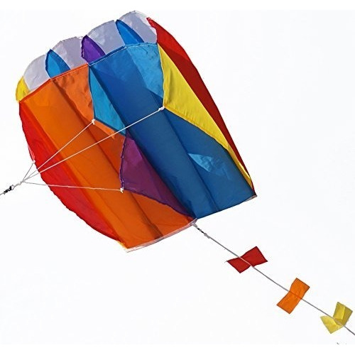 Besra Colorful Parafoil Kite Con Long Tail Fácil De Volar Ou