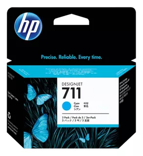 Cartucho Hp 711 Cz130a Cz131a Cyan Magenta Amarillo C/u Original