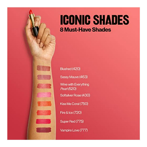 Revlon Lápiz Labial Súper Brillante, Color Labial De Alto