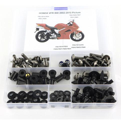 Kit Completo De Tornillos De Carenado Para Honda Vfr 800 200