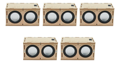 Juego De 5 Cajas De Altavoces Diy, Amplificadores De Sonido