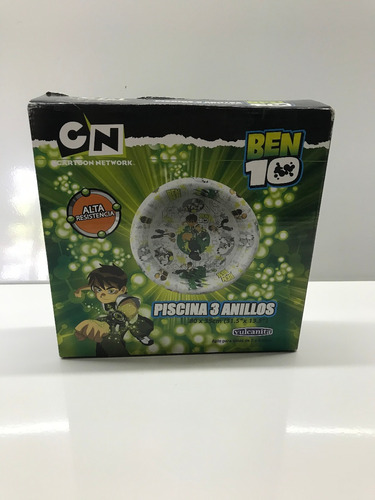 Pileta Inflable 3 Anillos Ben 10 (80 X 35cm)