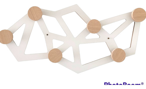 Imagen 2 de 6 de Perchero De Pared Vitto Diseño Escandinavo Nórdico Moderno