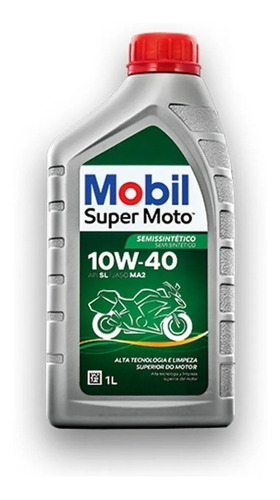 10w40 Mobil Óleo Super Moto 4t Api Sl Power