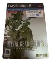 Comprar Metal Gear Solid 3 Ps2 Pal Edicion Metal
