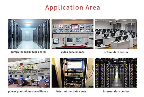 Conmutador Kvm Ekl Vga De 8 Puertos, Entrada Y 2 Salidas, 8x