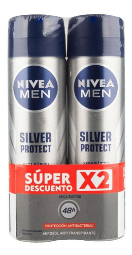 Oferta Desodorante Nivea Men Silver - Und a $40300