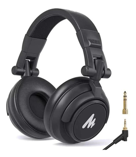 Audífonos Dj De Estudio Maono Mh601 Auriculares De Monitor Color Negro