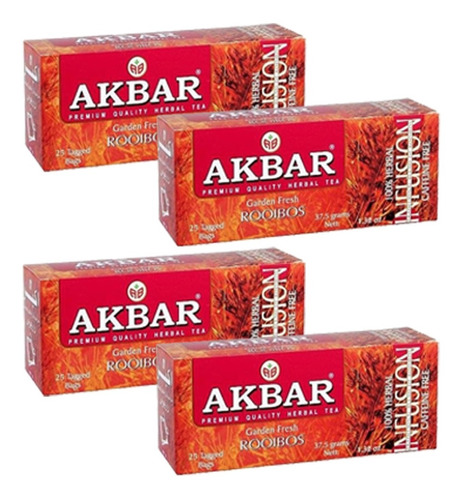 Té Infusión Rooibos - Akbar (pack 4 Unidades) | Teashop