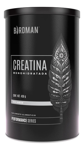 Creatina Monohidratada Birdman 90 Servicios 450g Sin Sabor