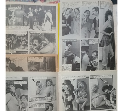 Fotonovela Locos Por El Sex 80s Picarezcas Mexicana Vedette (Usado)