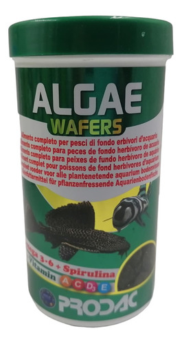 Prodac Alimento Algae Wafers 125g Acuario Peces Pecera