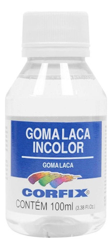 Goma Laca Incolor Corfix 100ml Cor Azul-marinho