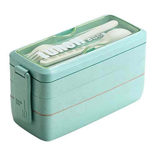 Sudreman Stackable Bento Box Japonés Kit De Almuerzo Xhhcb