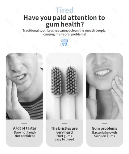 Irrigador Bucal Limpiador De Dientes Recargable 8 Puntas