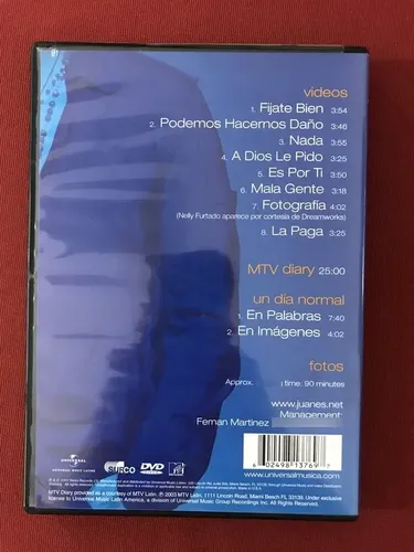 その他 Diario De Juanes [DVD] Dvd - Juanes - El Diario De Juanes - Seminovo | MercadoLivre