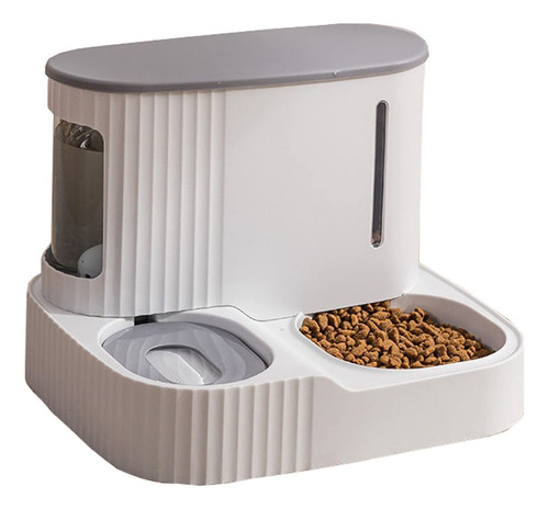 Comedero Para Gatos, Dispensador Bsico De Alimentos Y Agua A