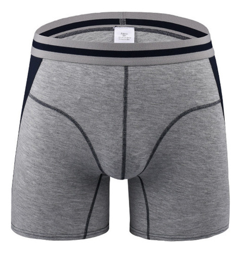 Pantalones Cortos Largos Para Hombre, Ropa Interior Suave, C