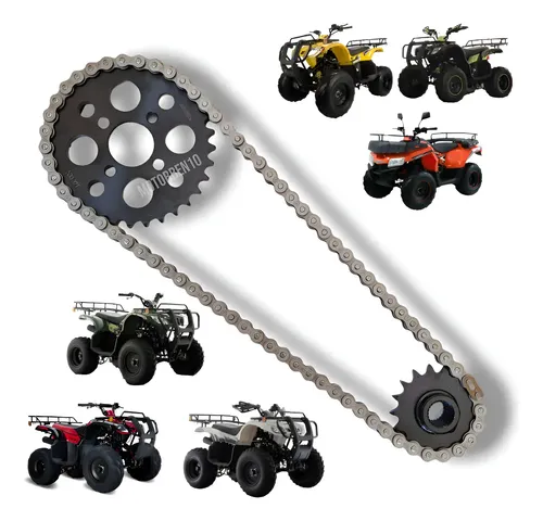 Kit De Sprocket Para Atv150 Atv180 Atv200 Alta Calidad Negro | MercadoLibre