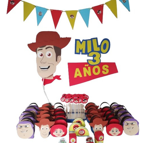 Cotillón Completo Para 10 Niños Artesanal Toy Story
