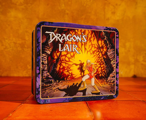 Lonchera Toynk Dragon's Lair De Metal De Estilo Retro