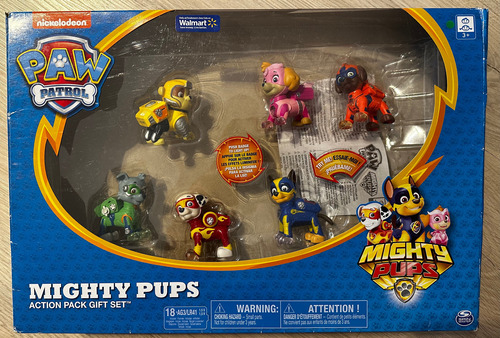 Paw Patrol Mighty Pups Action Action Pack Gift Set