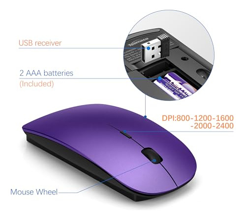 Combo Inalmbrico Teclado Y Ratn Ultra Slim Para Pc/mac