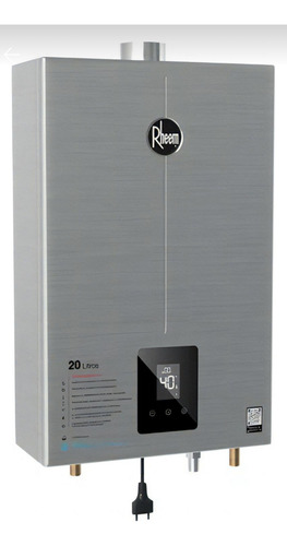 Aquecedor A Gás Rheem Glp 20l Inox Com Kits E Ducha Brinde