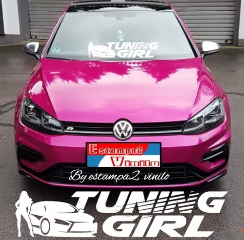 Sticker Adhesivo Personalizado Para Auto Tuning Girl