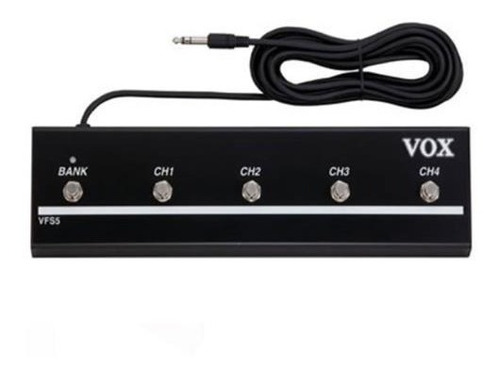 Vox Vfs 5 Footswtich De 5 Vias Amplificadores Linea Vt