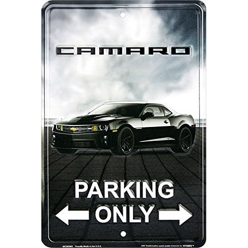 Camaro Parking Only 8 X 12 Letrero De Estacionamiento D...