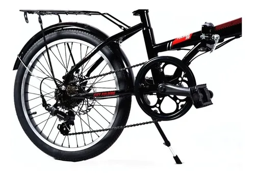 Bicicleta Plegable Fire Bird Rodado 20 Frenos A Disco Mec 314.167