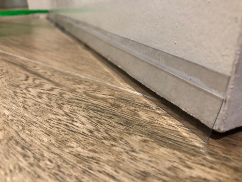 1 Mt Veda Fresta Pó Porta Casa Bicho Transparente 4cm Altura Vedação De Portas